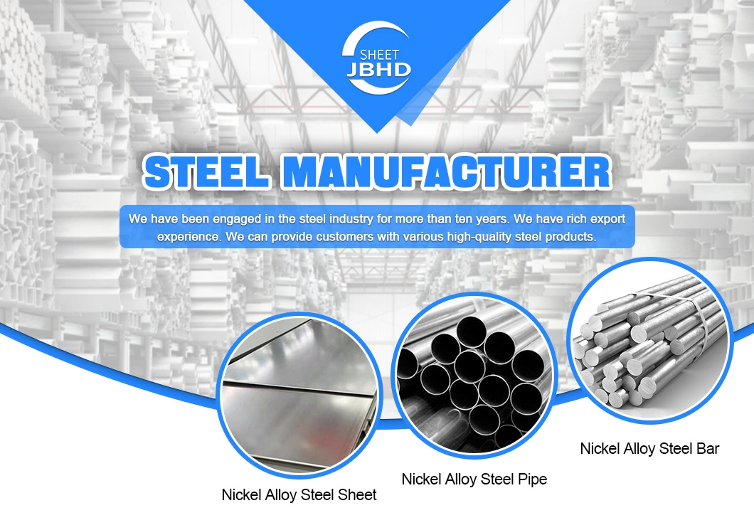 Monel 400 Monelk 500 Nickel Alloy Pipe Tube 20mm Diameter Seamless Nickel Alloy Steel Incoloy 800 Incoloy